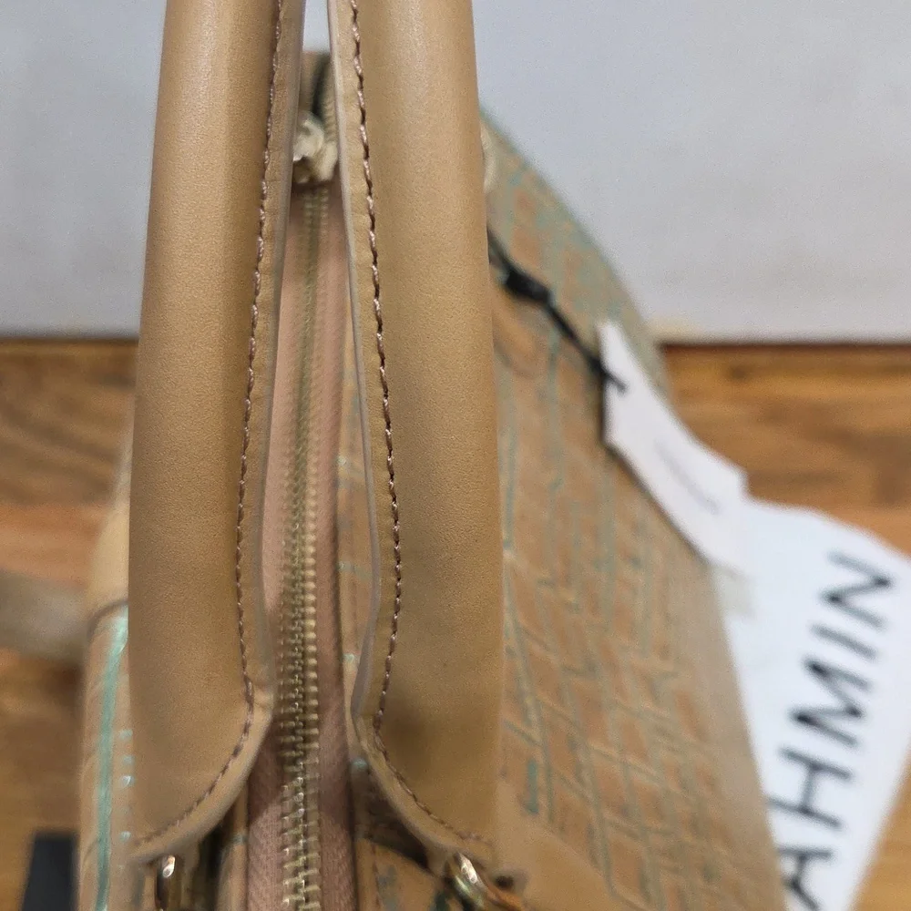 💛▪️Brahmin▪️small Caroline Mineral Blue Fremont Satchel + Veronica wallet Set